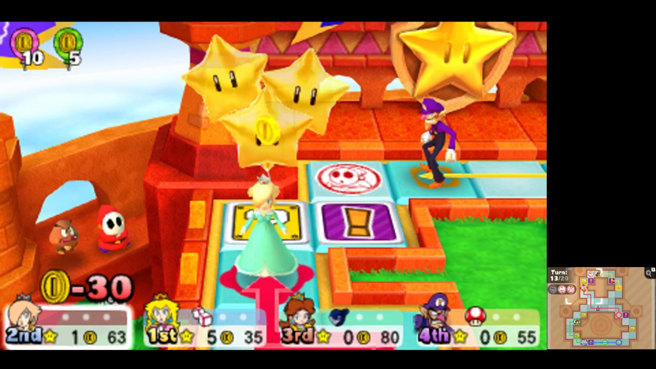 Mario Party The Top 100: Minigame Match (20 Turns)