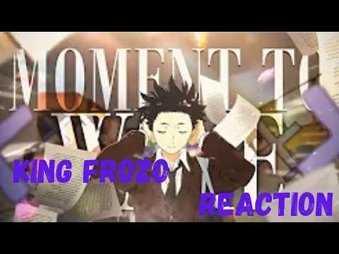 FROZO REACTS Kahze - "Moment To Wake" - [OFFICIAL AMV]  | BEST SINGER??? |