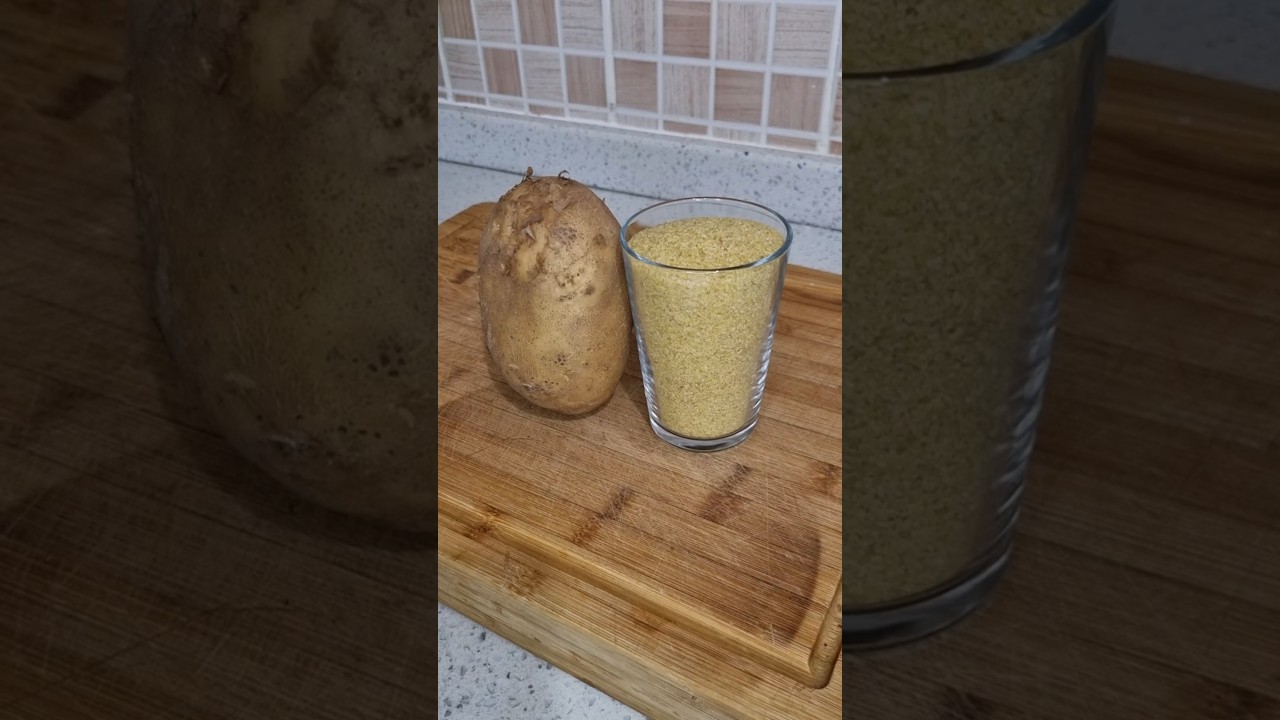 1 BARDAK BULGUR 1 PATATESİN VARSA AKŞAMA PRATİK YEMEĞİN HAZIR