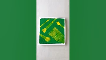 the Beauty of Brush Impressions on Gelli Plate 🖌️#gelliprint #gelliplate #brush #printmaking