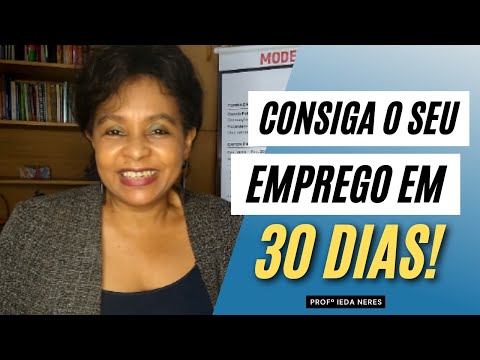 CONSIGA O SEU EMPREGO EM 30 DIAS!