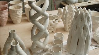 Testing The Deltawasp 20X40 Ceramic 3D Printer