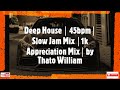 Deep house  45bpm slow jam mix 1k appreciation mix