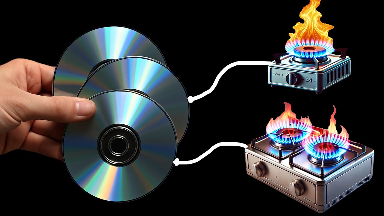 Free Cooking Gas for Life from Old CDs