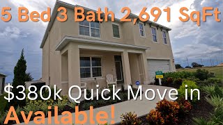 Two Story Gem! |5 Bed |3 bath| New Construction Home for under $390k! Haines city Fl.