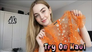 Shein 2025 Bikini Try-On Haul 4K Transparent Lingerie & See-Through Styles