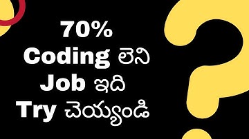 70% No Coding is Required IT Job | @LuckyTechzone
