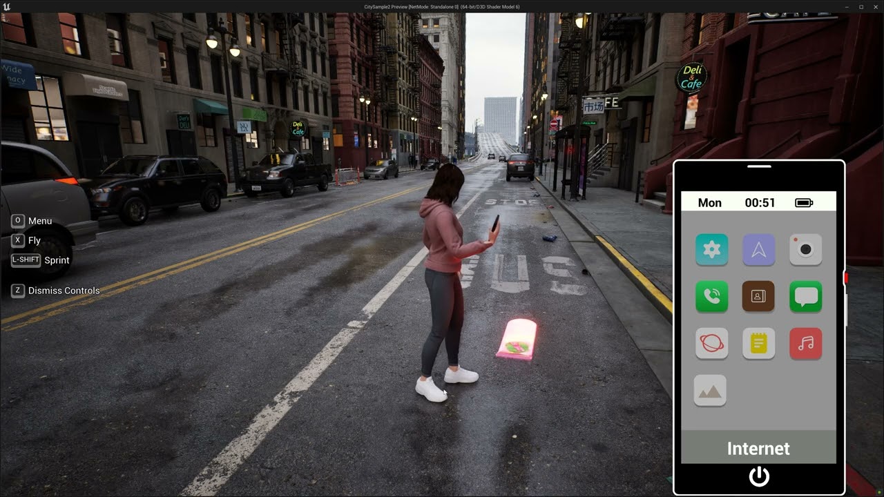 Unreal Engine 5.1 -  City Sample Project - Customizings - 4K