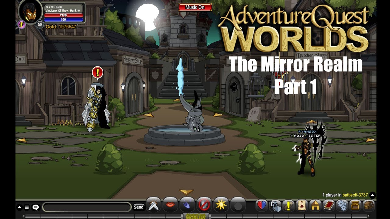 AQW Mirror Realm Part 1 (/join battleoff and brightfall walkthrough