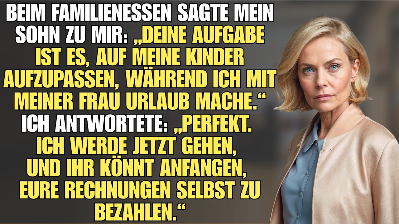 An einem normalen Abend saß ich mit meinem Sohn und seiner Frau beim Essen, als er mir ganz beiläufig mitteilte, dass sie zwei Wochen auf die Seychellen fliegen – und ich selbstverständlich die...