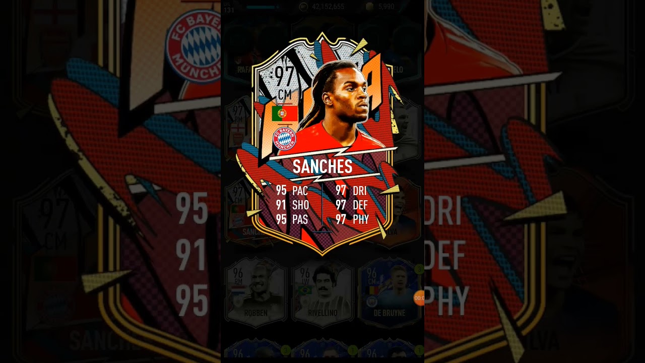 I Finished Renato Sanches In MadFut 22 (97% colletion)