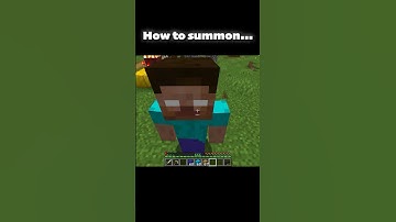 How to summon Herobrine #minecraft #shorts