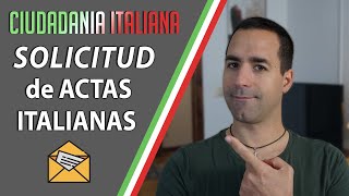 📄 SOLICITUD de ACTAS ITALIANAS - Cómo tramitar Actas Italianas para nuestra Ciudadanía 🇮🇹