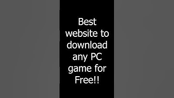 Best website to download any PC game for Free!!! Go and download Now!!
