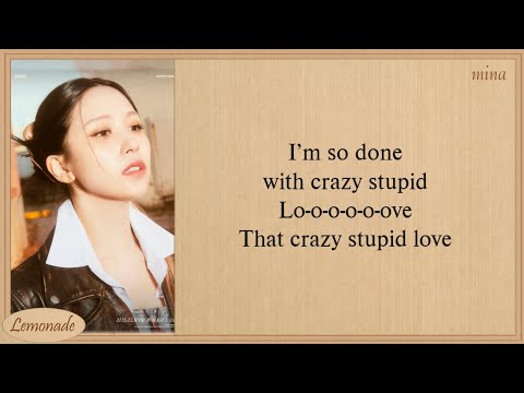 TWICE CRAZY STUPID LOVE Easy Lyrics