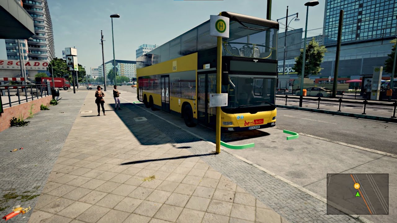 MAN Lion’s City Double Decker Bus in Berlin - The Bus | ASMR driving | Logitech G923