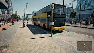 MAN Lion’s City Double Decker Bus in Berlin - The Bus | ASMR driving | Logitech G923 screenshot 3