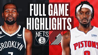 Portland Trail Blazers vs. Brooklyn Nets Full Game Highlights | Nov 17 | 2022 NBA Season