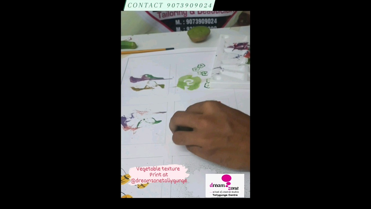 Vegetables Texture Print | Texture | How to Apply 