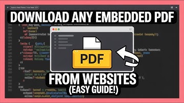 Download ANY Embedded PDF from Websites (EASY Guide!)