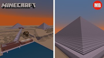I BUILT THE PYRAMIDS OF ANCIENT EGYPT IN MINECRAFT! | Great Pyramid & Sphinx | Full Build Tour!