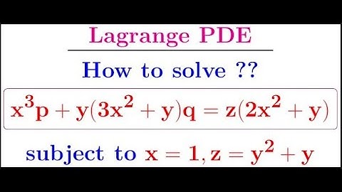 An amazing PDE problem on how to find integral surface of Lagrange PDE, passing through a parabola.