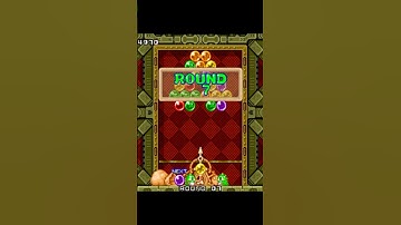 Puzzle Bobble Round 7 - Classic Arcade Gameplay#shorts