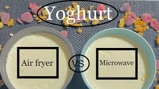 Yoghurt recipe - Air fryer vs Microwave | yoghurt recipe |curd recipe | how to make yoghurt easily screenshot 2