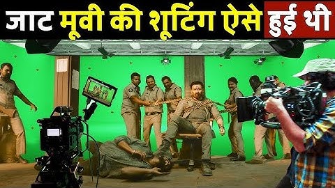 This is how JAAT movie was shot | JAAT MOVIE BEHIND THE SCENES | MAKING OF JAAT MOVIE #jaatmovie#vfx