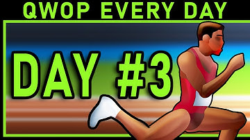 Playing QWOP Every Day Until I Get The World Record - Day 3