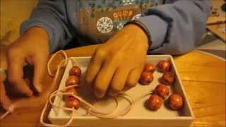 Montessori Activities For Preschool Children 3 to 6 Years Old! Large Beads Stringing...