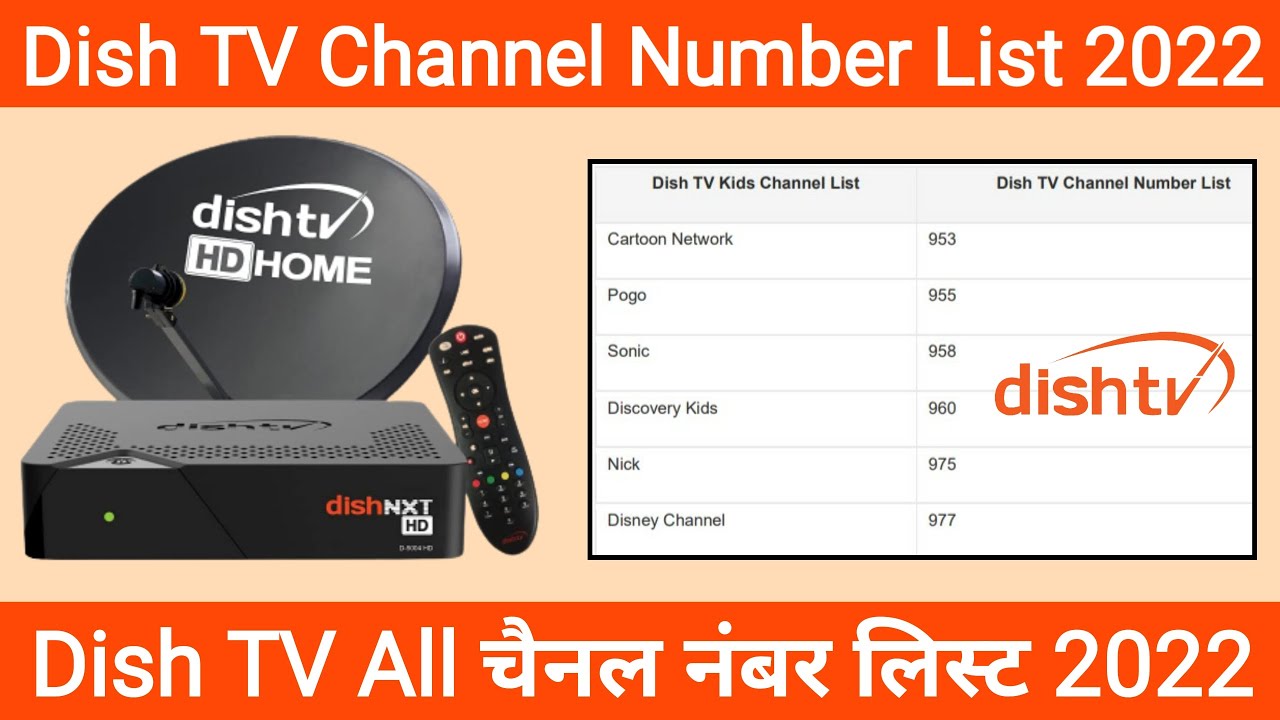 Dish TV Channel List 2022 | Dish TV Channel Number | Dish TV Sports, News, Cartoon Channel Number
