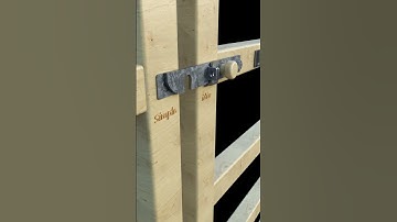 Sliding gate automatic latch, lock 2