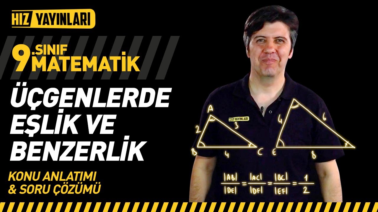 Üçgenlerde Eşlik ve Benzerlik Konu Anlatımı, Soru Çözümü (Çözümlü Sorular) 9. Sınıf Matematik #34