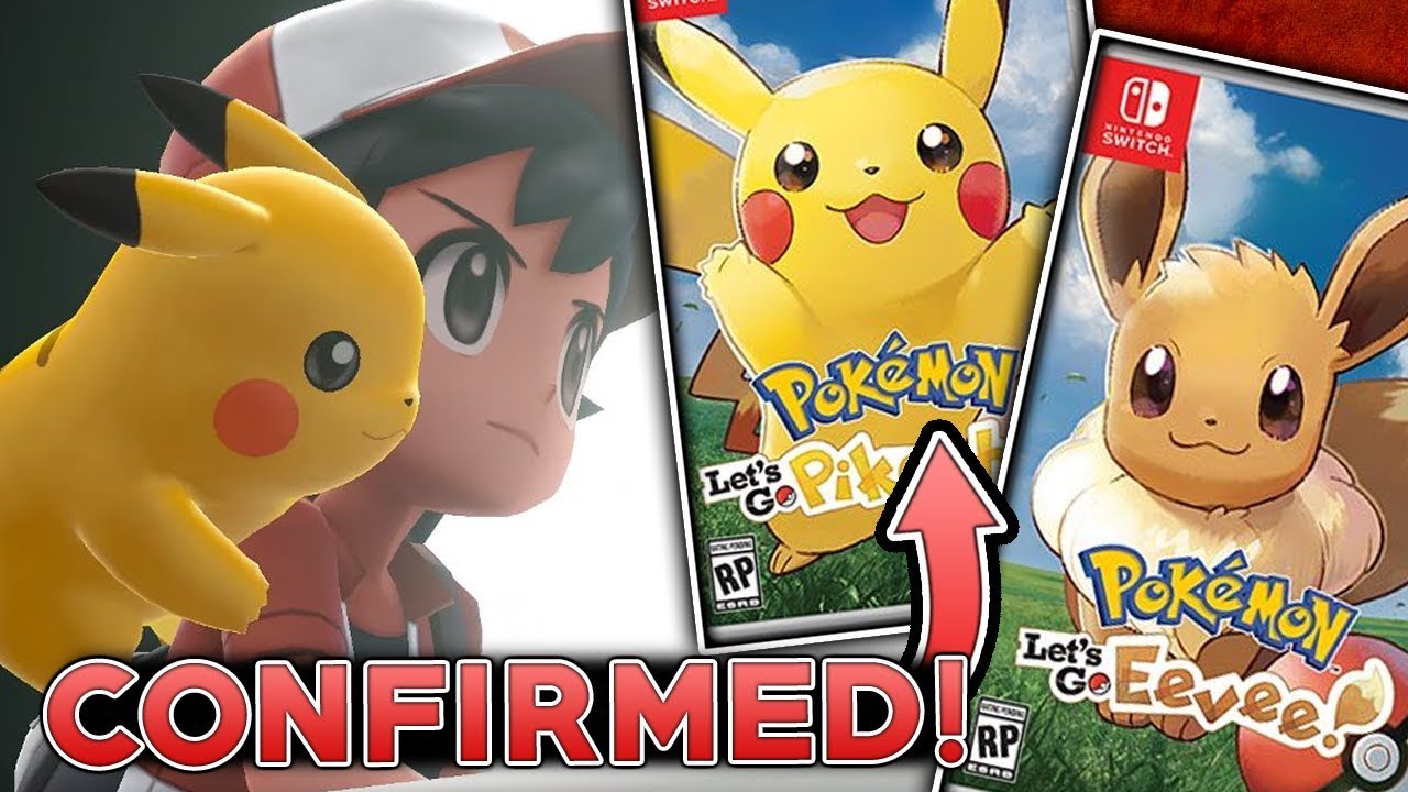 Pokemon Lets Go Pikachu Lets Go Eevee Finally Confirmed Live Pokemon Switch Trailer Reaction