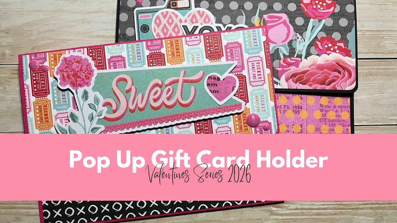 Подставка для подарочных карт с объемным механизмом - Серия ко Дню святого Валентина 2026 #valent...