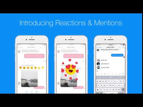 Facebook rolls out Message Reactions and Mentions for Facebook Messenger App | QPT