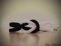 Easy Yin and Yang Infinity Macrame Bracelet | Macrame bracelet tutorial | DIY Jewelry Macrame