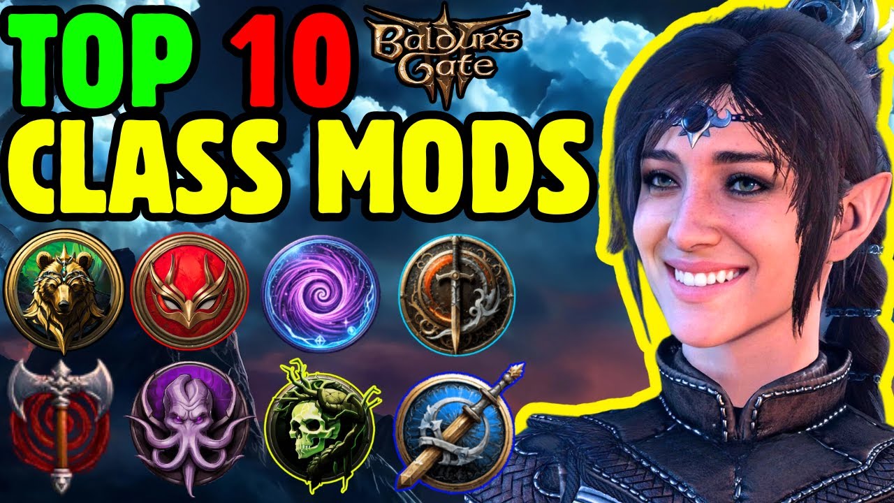TOP 10 CLASS MODS in Baldur's Gate 3 Mod Manager 2025 - YouTube