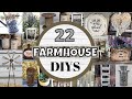 TOP 22 FARMHOUSE DIYS/HIGH END FARMHOUSE HOME DECOR/BEST FARMHOUSE DIYS/RUSTIC FARMHOUSE