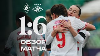 «Крылья Советов» 1:6 «Спартак» | Первая победа ЖФК! | Обзор матча