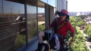 Rope access - window cleaning Rope access - window cleaning
