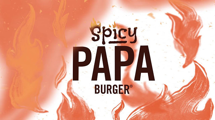 A&W's NEW Spicy Papa Burger!