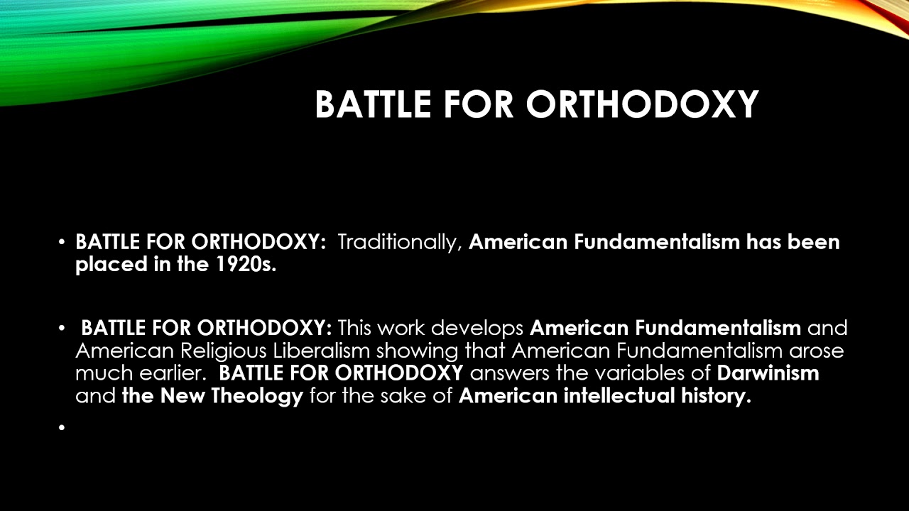 American Fundamentalism