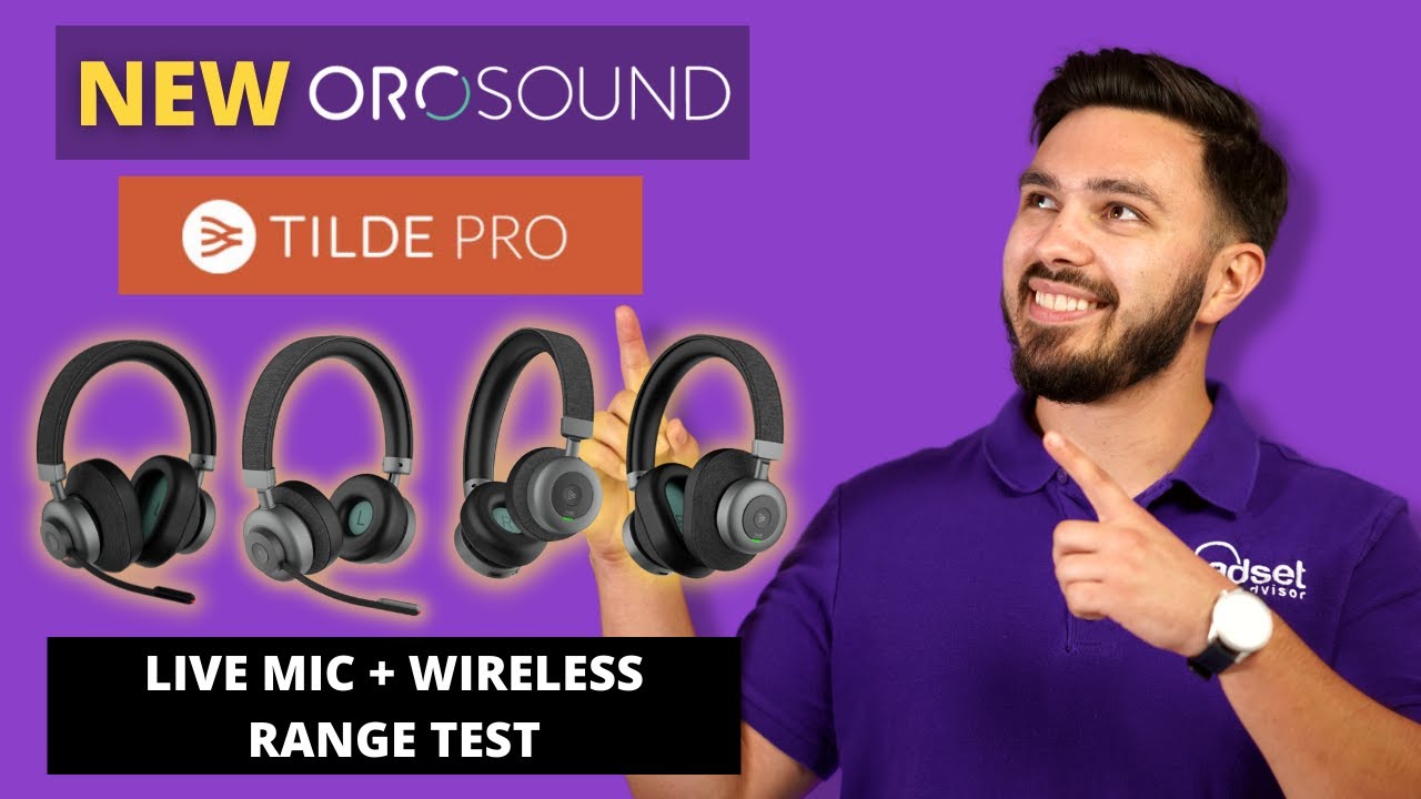 Orosound Tilde Pro Headset Review + Mic and Wireless Range Test - YouTube