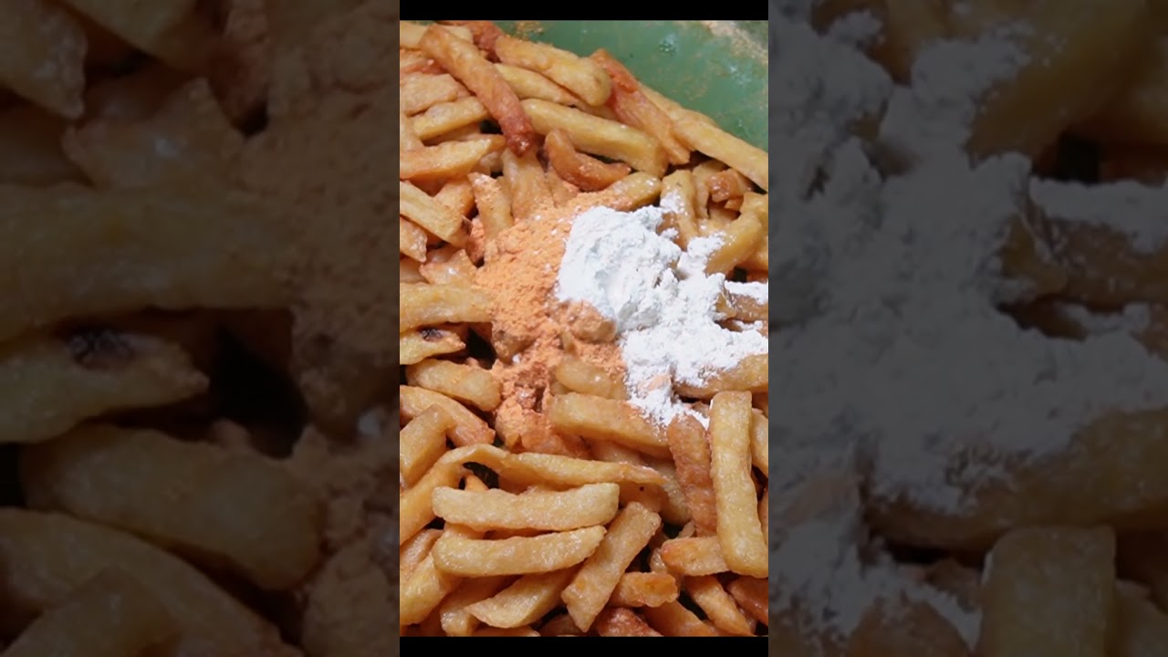 Most Cheesiest Fries in Matka Papa Fries at Hussainabad food Street Karachi 