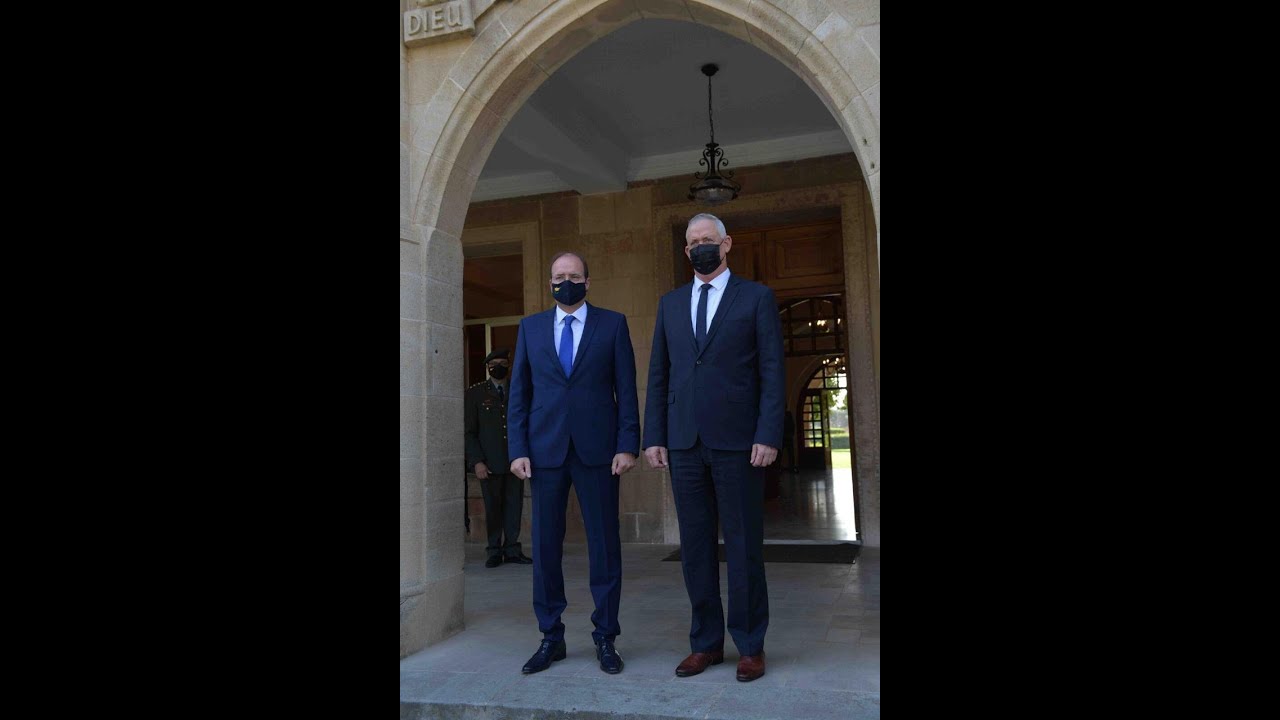 נאום גנץ בסיום מפגש ביטחוני עם שרי הביטחון של קפריסין ויוון