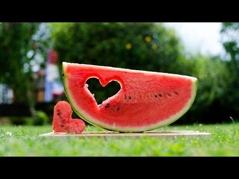 Долька арбуза из бисера.