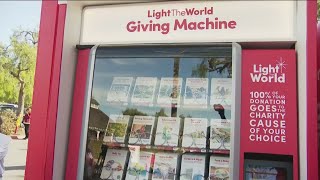 Giving this holiday season through a vending machine
