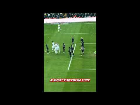 Al Musrati kendi kalesine gol atiyor - Besiktas & Galatasaray